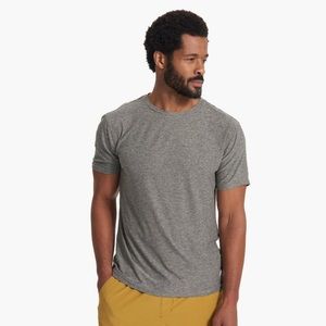 Vuori Men’s Heather Gray Short Sleeve Crew T-Shirt